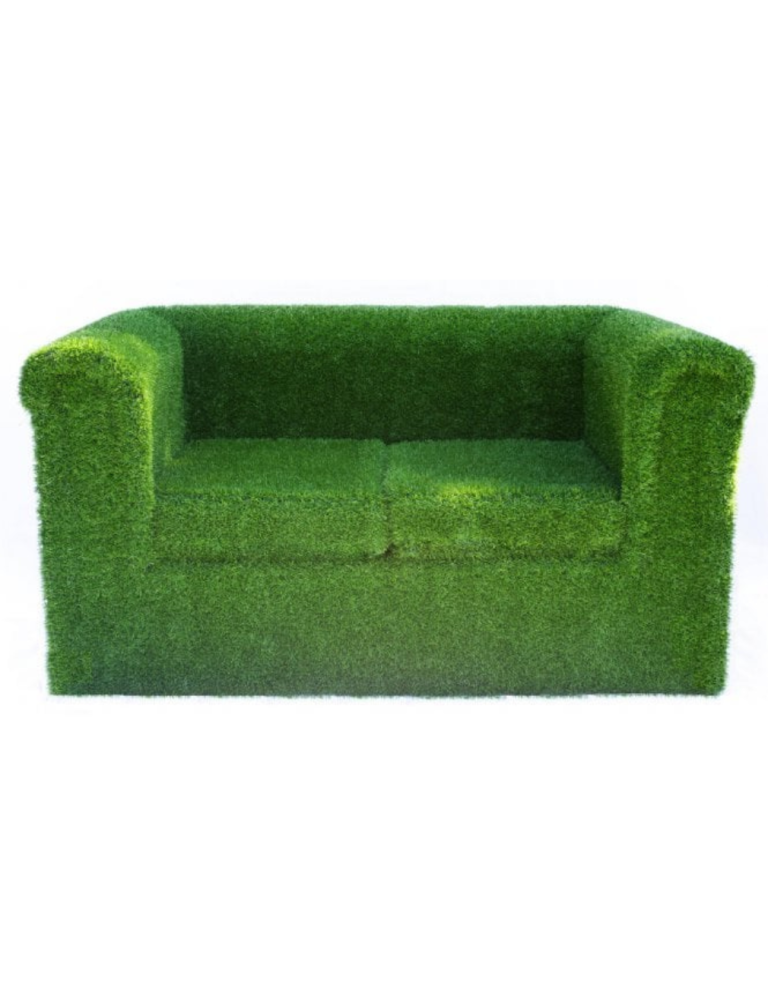 Artificial Grass Sofa and outdoor furniture at Evergreen Direct