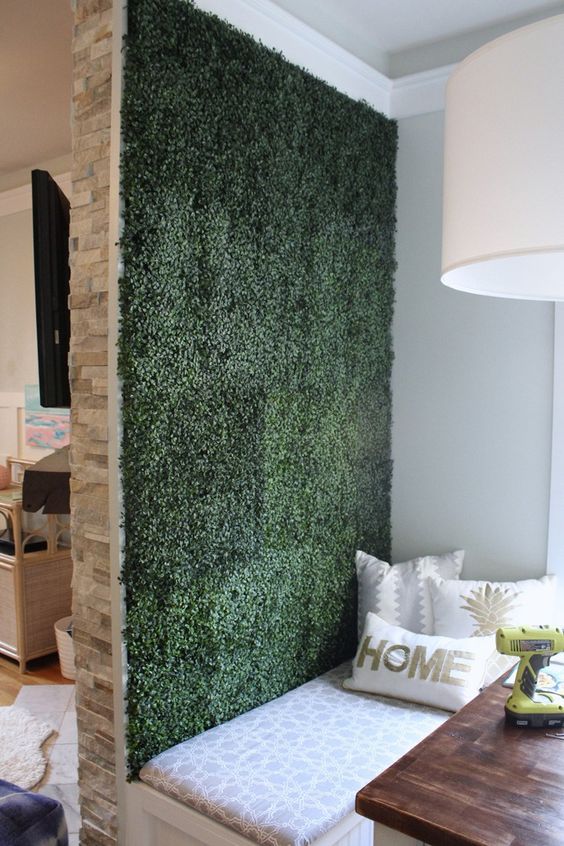 artificial boxwood wallpaper