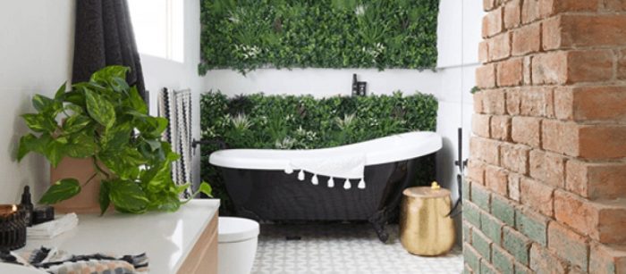 artificial deluxe botanical green wall bathroom 700x307 1