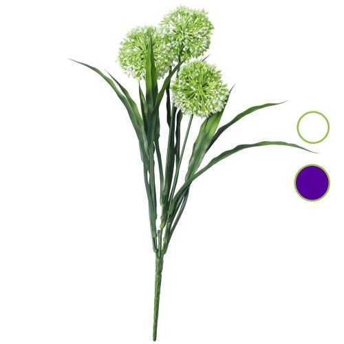 Artificial Alium Flower-White