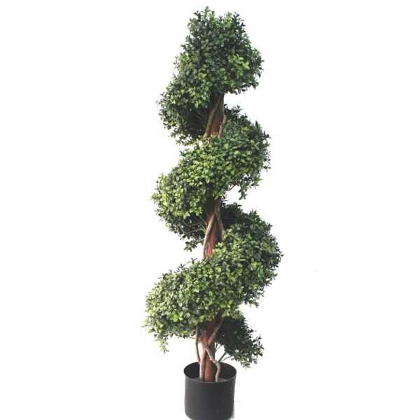 Large Artificial Buxus Spiral from Evergreen Direct