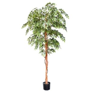 Artificial UV Birch Tree-Medium Lilia Black