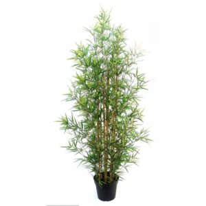 Large Artificial Traditional Bamboo-Medium Lilia Black