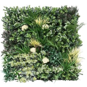 Artificial Deluxe Hydrangea Green Wall Foliage