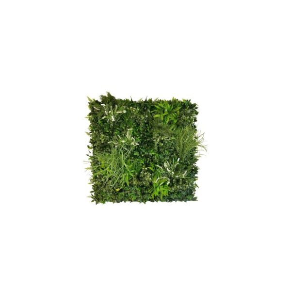 Artificial Coastal Grass and Floral Green Wall