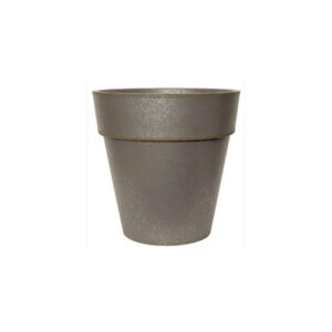 Euro Planter Round 30cm Metalic Grey