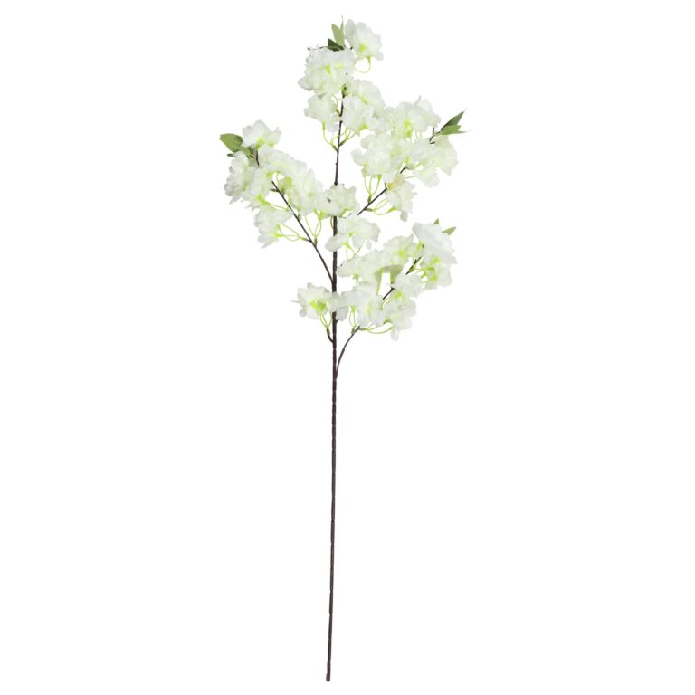 Artificial Cherry Blossom Stem and Flowering plants at Evergreen Direct