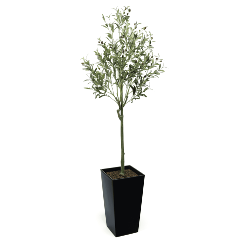 150cm Tuscan Olive Artificial Tree with fruits - Evergreen Direct