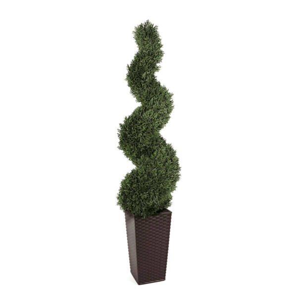 Artificial Cypress Spiral from Evergreen Direct