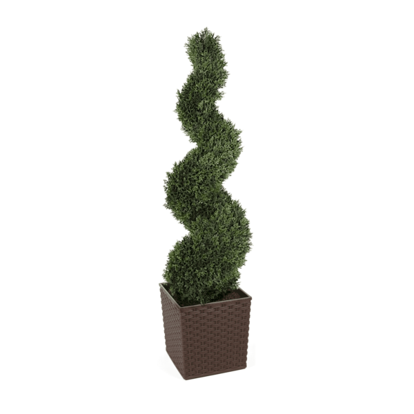 Artificial Cypress Spiral from Evergreen Direct