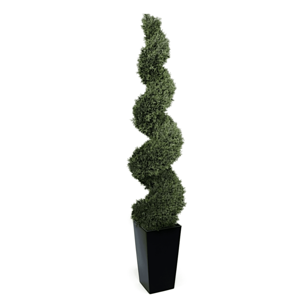 Artificial Cypress Spiral from Evergreen Direct