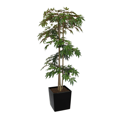 Artificial Hand Made Green Maple Tree Spiral | Evergreen Direct