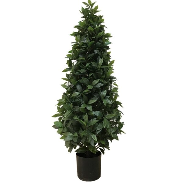 Artificial Bay Tree Cone - Medium Lilia Black