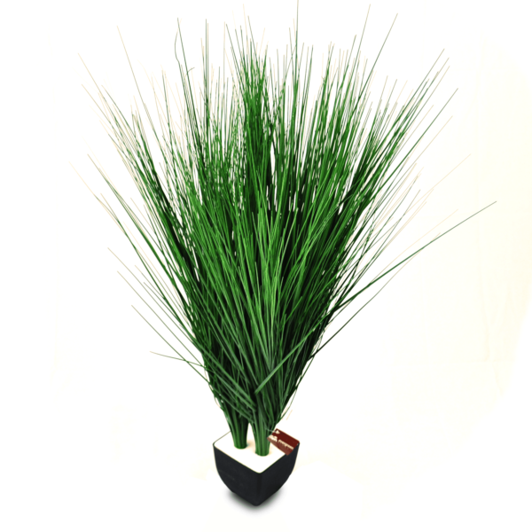 Artificial Potted Grass Plant-Medium Lilia Black