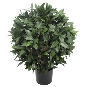 Artificial Bay Laurel Ball - Medium Lilia Black