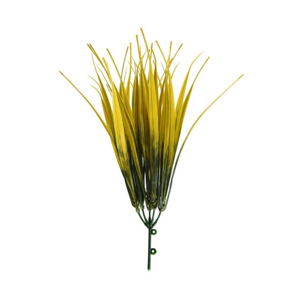 Artificial Yellow Tipped Grass Stem