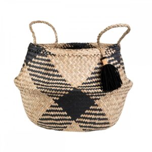 Tribal Tassel Basket