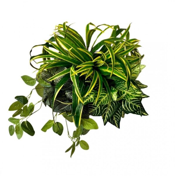 Artificial Tropical Plant Hanging Wall Art