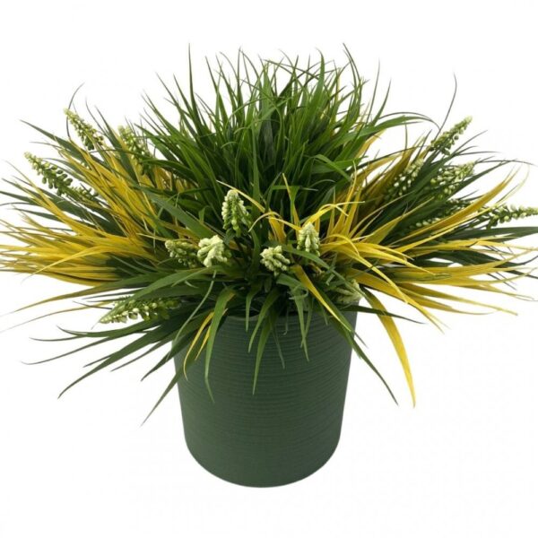 Eco Artificial Flowering Grass Planter