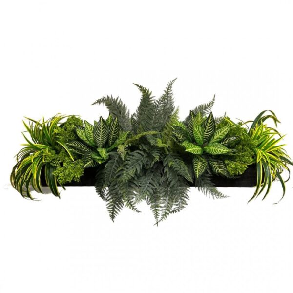 Artificial Forest Fern Window Box-1m-Natural