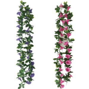 Artificial Petunia Garland White