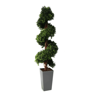 Large Artificial Buxus Spiral from Evergreen Direct