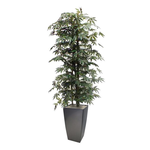 Artificial Green Maple Tree-5 Feet-Medium Lilia Black