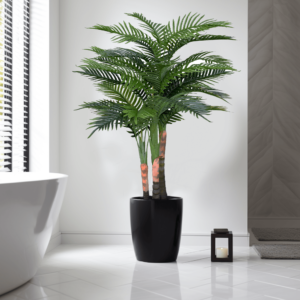 Artificial Deluxe Large Decorative Interior Palm - Medium Lilia Black