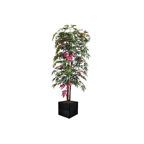 Artificial Hand Made Maple Tree Green And Red | Evergreen Direct