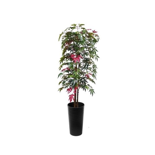 Artificial Hand Made Maple Tree Green And Red | Evergreen Direct