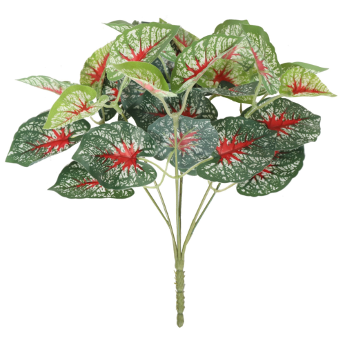 Artificial Red Taro Plant