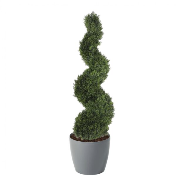 Artificial Cypress Spiral from Evergreen Direct