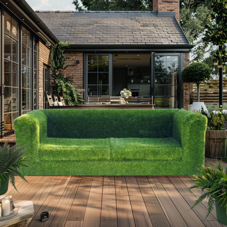 artificial grass outdoor furnitre